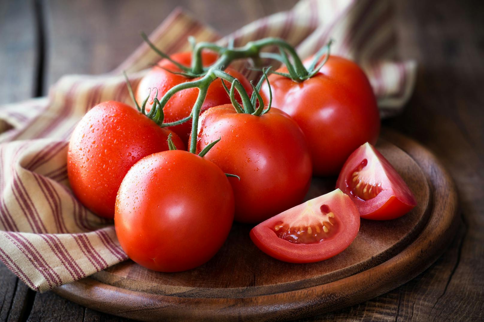 Tomaten dürfen nie zu kalt gelagert werden.