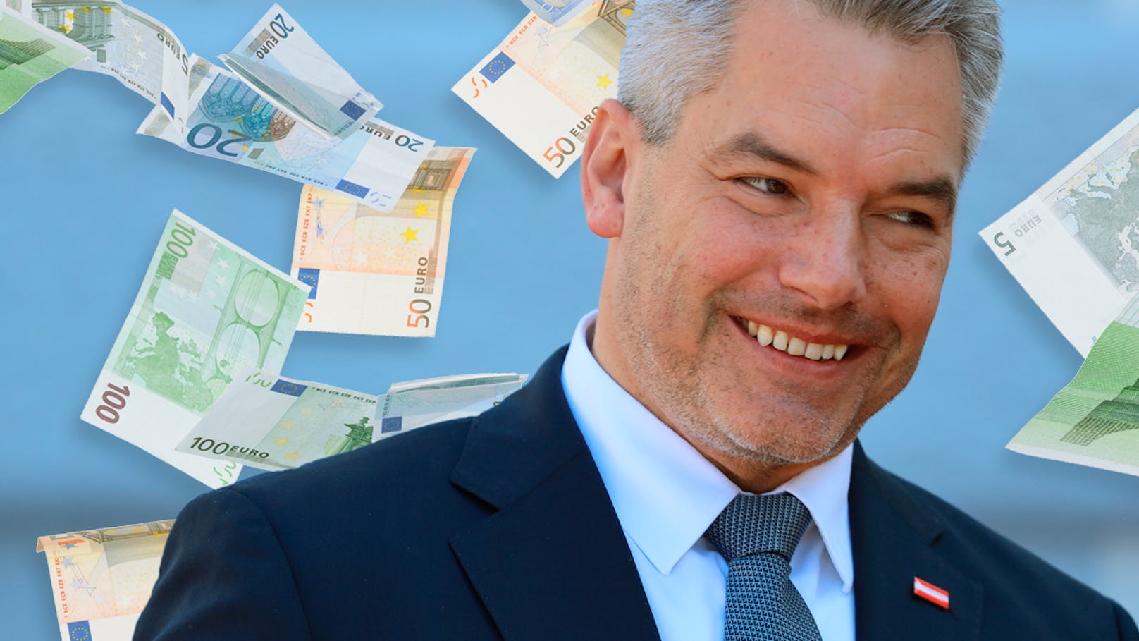Bundeskanzler Karl Nehammer käme auf etwa 26.152 Euro – im Monat!