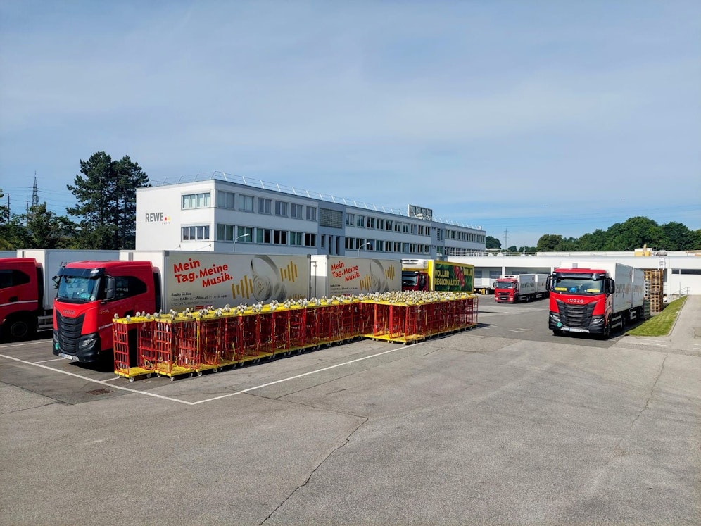 Die bestehende Rewe-Niederlassung wird künftig an den neuen zentralen Standort übersiedeln.
