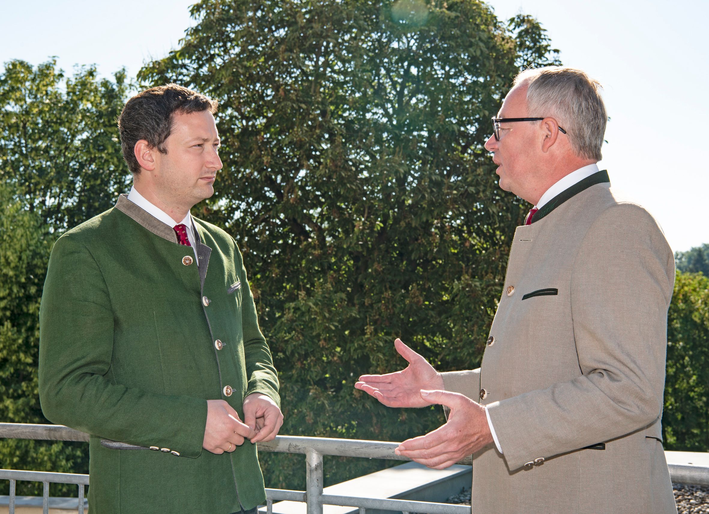 NÖ Bauernbundobmann LH-Stv. Stephan Pernkopf und NÖ Bauernbunddirektor Paul Nemecek begrüßen die Maßnahmen für die Bäuerinnen und Bauern