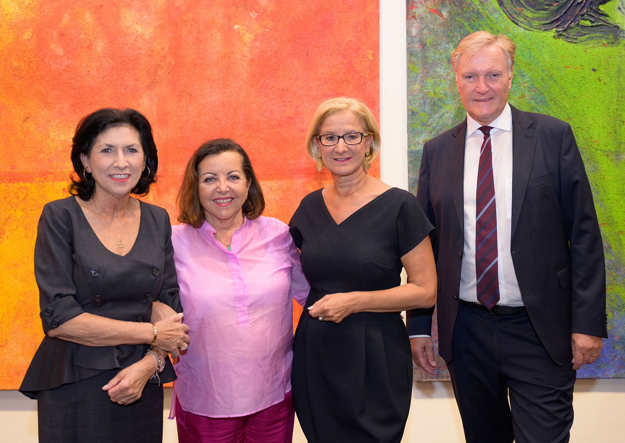 Danielle Spera, Rita Nitsch, Johanna Mikl-Leitner und Klaus Albrecht Schröder