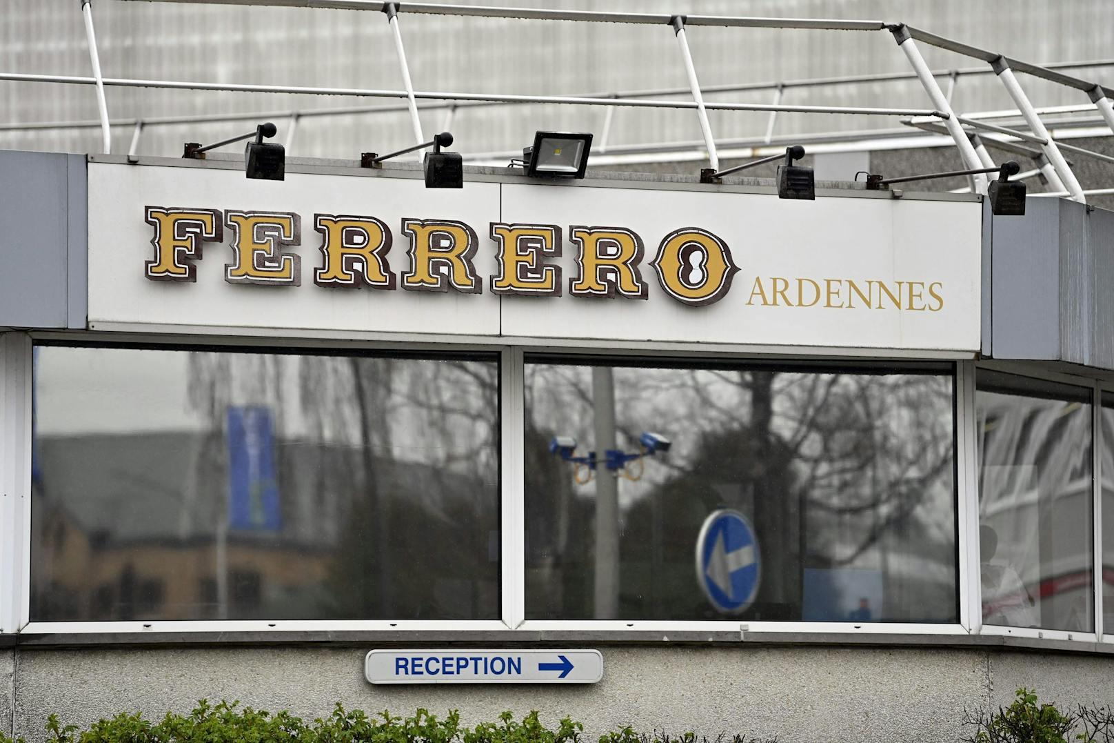 Die Ferrero-Fabrik in Arlon, Belgien.