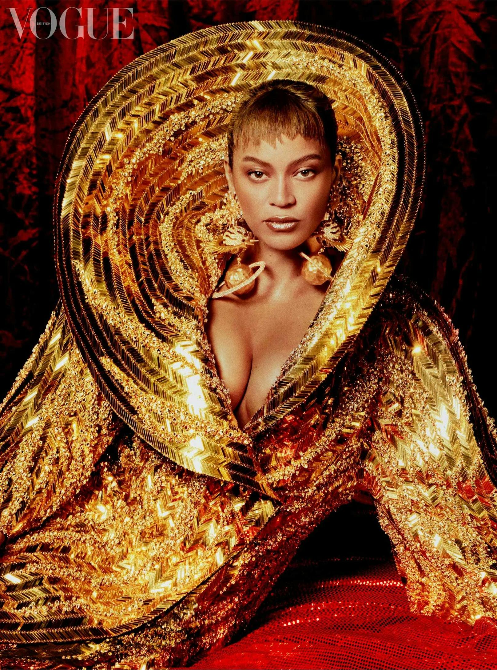 Beyonce strahlt mehr denn je. Die Queen des Pop meldet sich bald mit neuem Album zurück. Erstmal gibt es "nur" Fotos und ein Interview in der britischen "Vogue".
