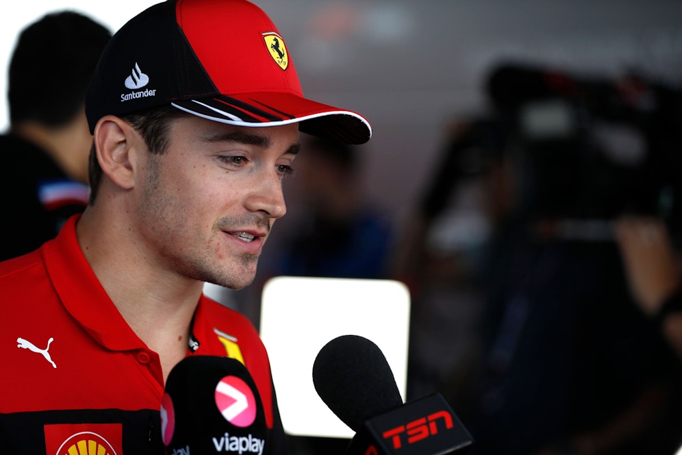 Charles Leclerc könnte im Großen Preis von Kanada am Sonntag strafversetzt werden. 