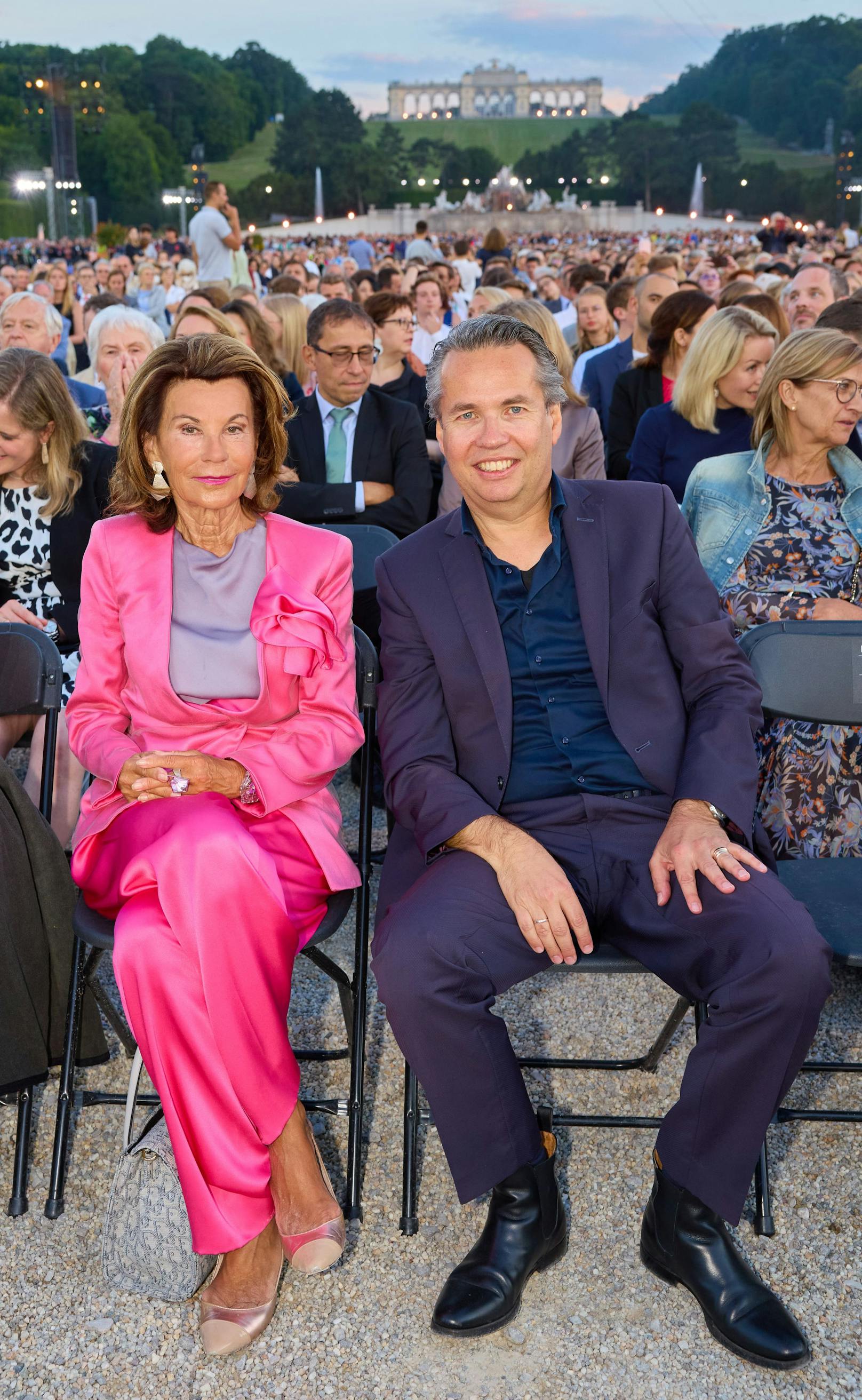 Ex-Kanzlerin Brigitte Bierlein saß mit Michael Garschall ebenfalls im Publikum.