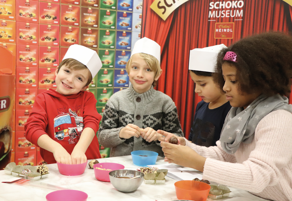 Pralinen-Workshop im SchokoMuseum der Confiserie Heindl