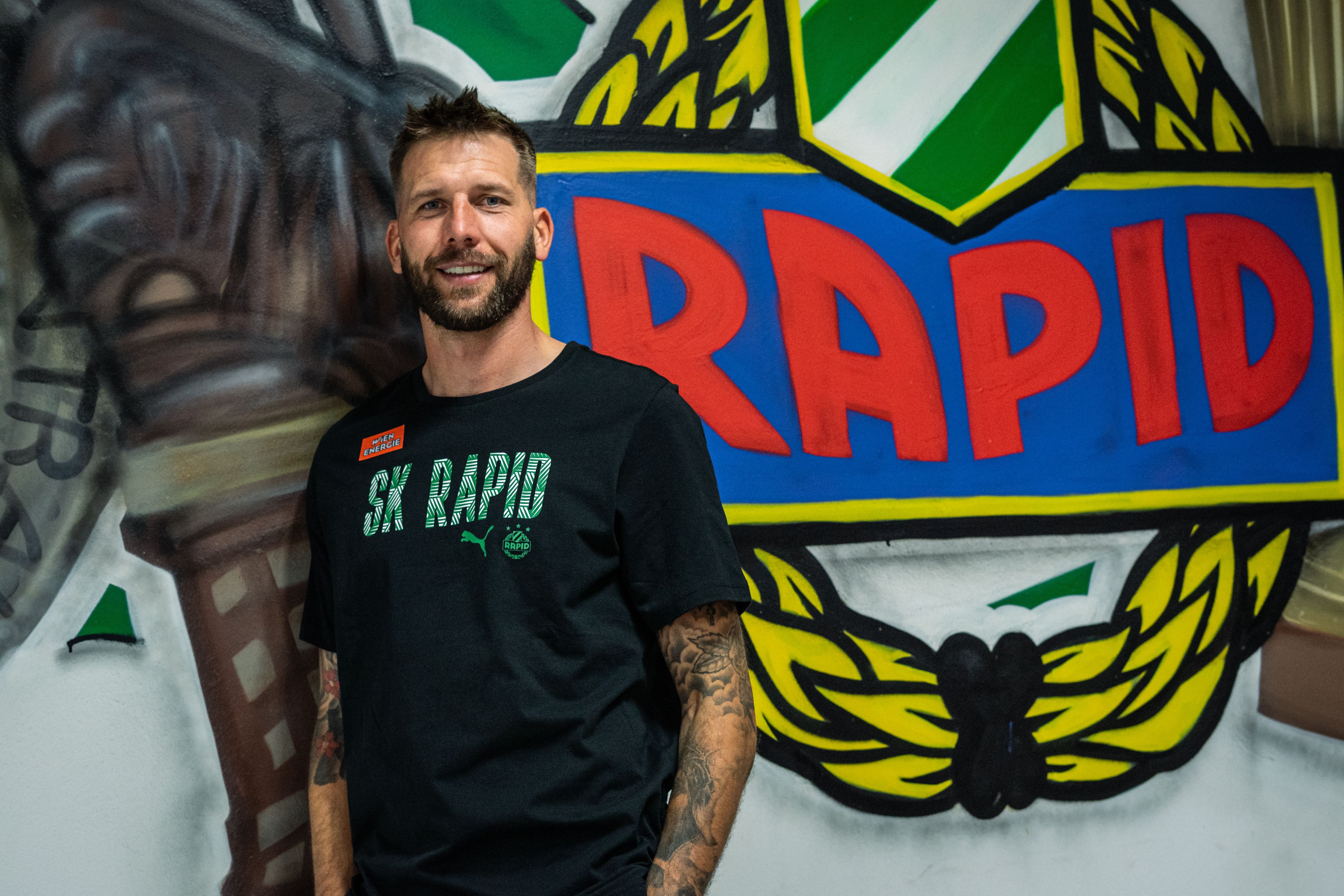 Rapid-Star Guido Burgstaller wurde in der Wiener Innenstadt schwer verletzt.