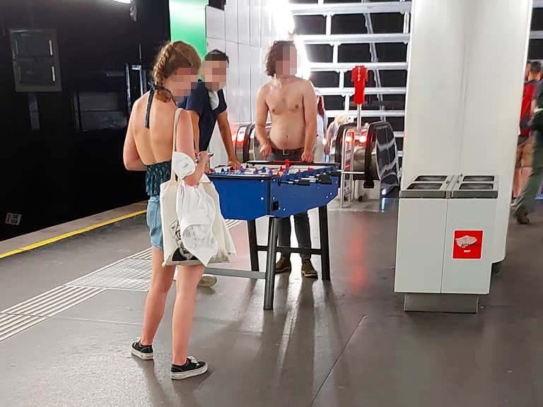 Die Wutzler-Partie in den Öffis