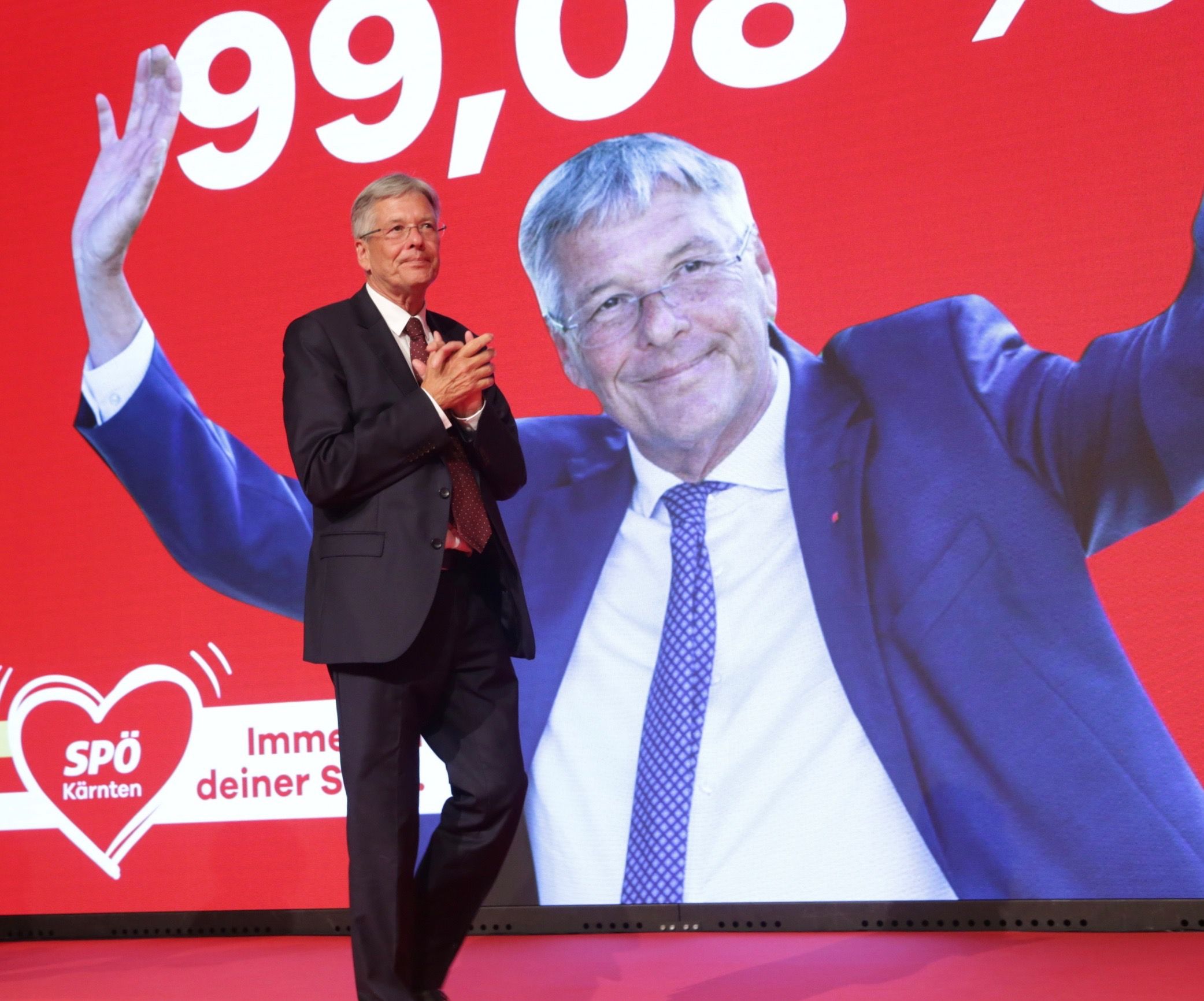 Peter Kaiser nach Wiederwahl 