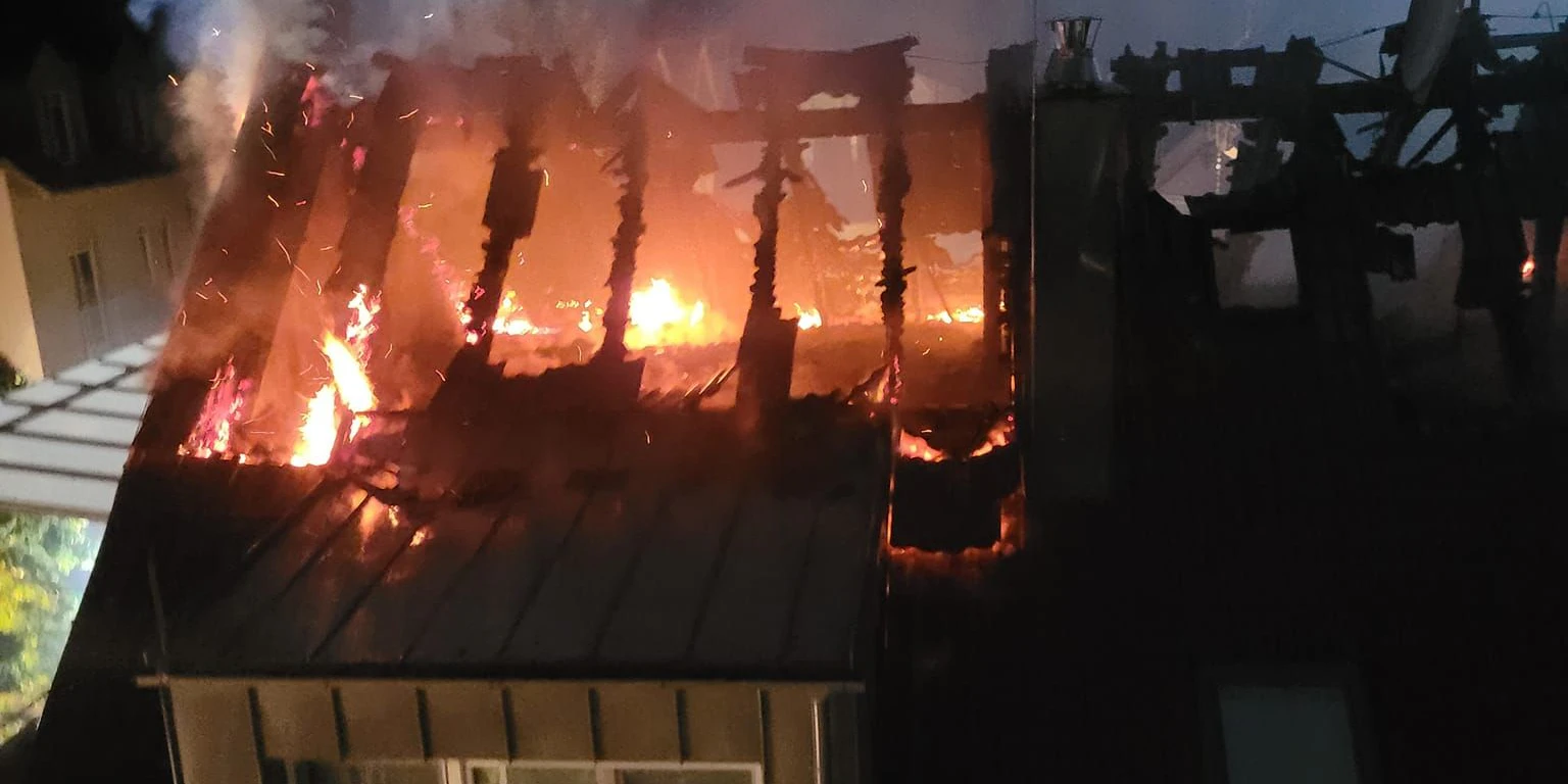Fotos vom Einsatz der Feuerwehr.