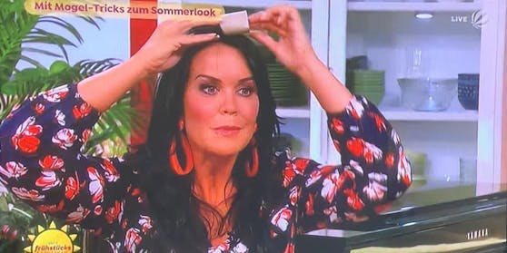 Martina Reuter beim Sat.1-Frühstücksfernsehen