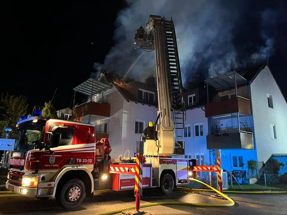 Fotos vom Einsatz der Feuerwehr.