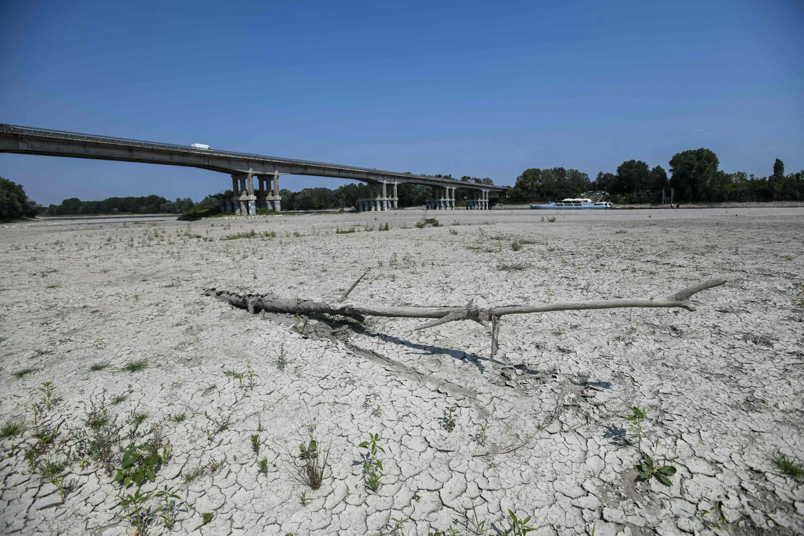 In Norditalien leidet die Po-Ebene unter der <a target="_blank" href="https://www.heute.at/s/40-grad-und-noch-mehr-erste-hitze-tote-in-europa-100212962">schlimmsten Dürre seit 70 Jahren</a>, einige Gemeinden rationierten die Wasserverteilung.