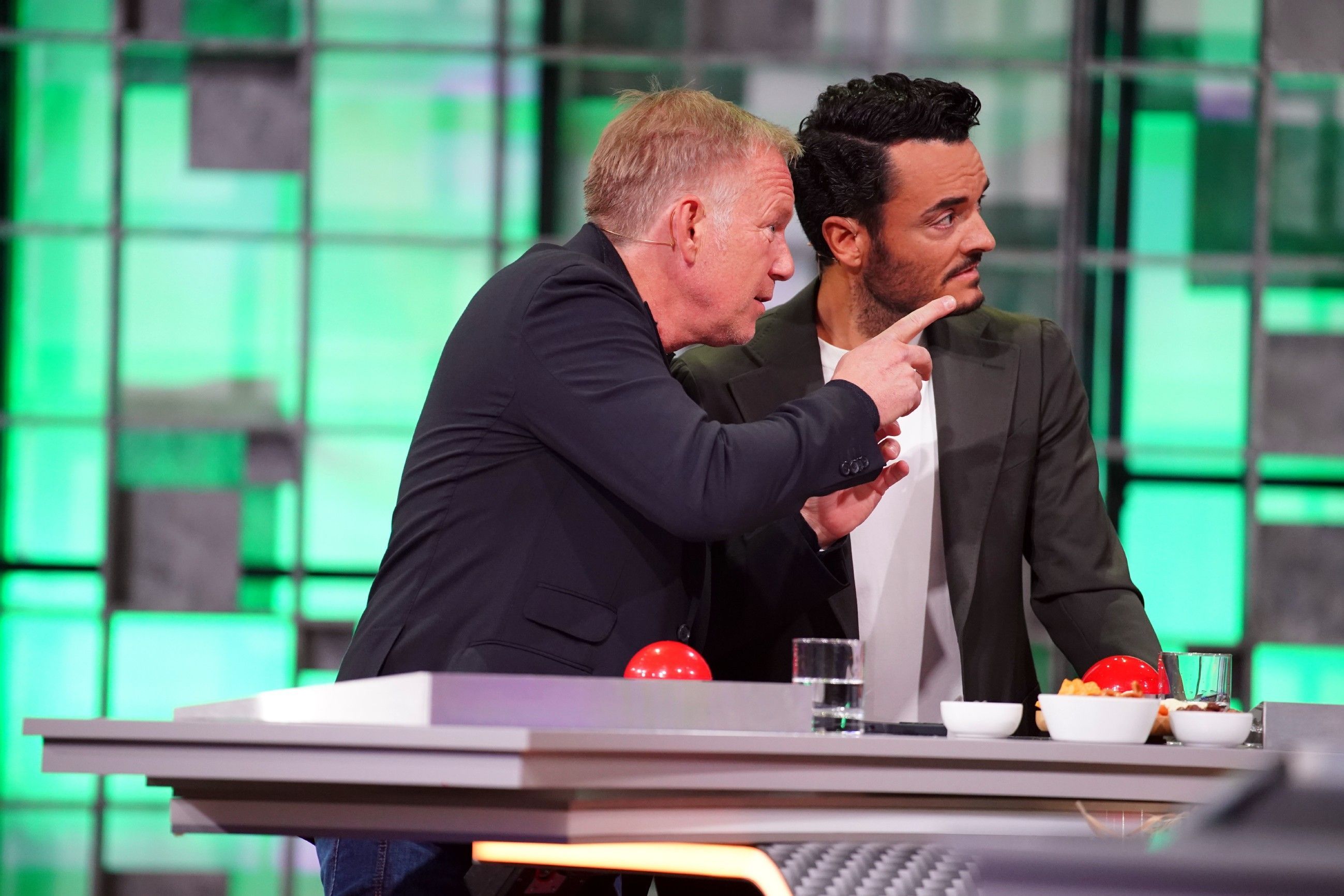 Johannes B. Kerner und Giovanni Zarrella traten als Team an 