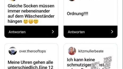 Teil 2 der besten Antworten in Robert Kratkys Insta-Story.
