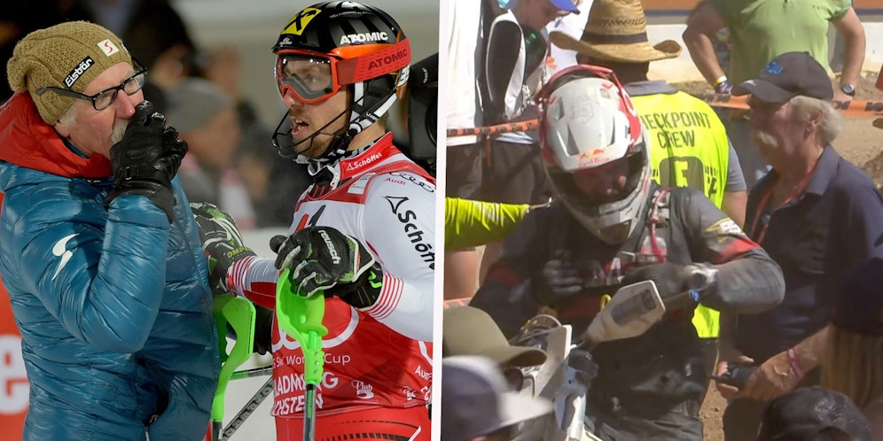 Ob auf der Piste oder dem Erzberg: Auf seinen Papa Ferdinand kann sich Marcel Hirscher verlassen.