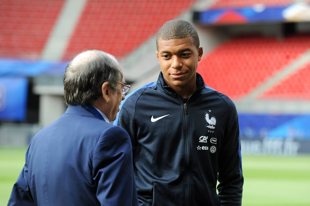 Mbappe und Verbands-Boss Le Graët