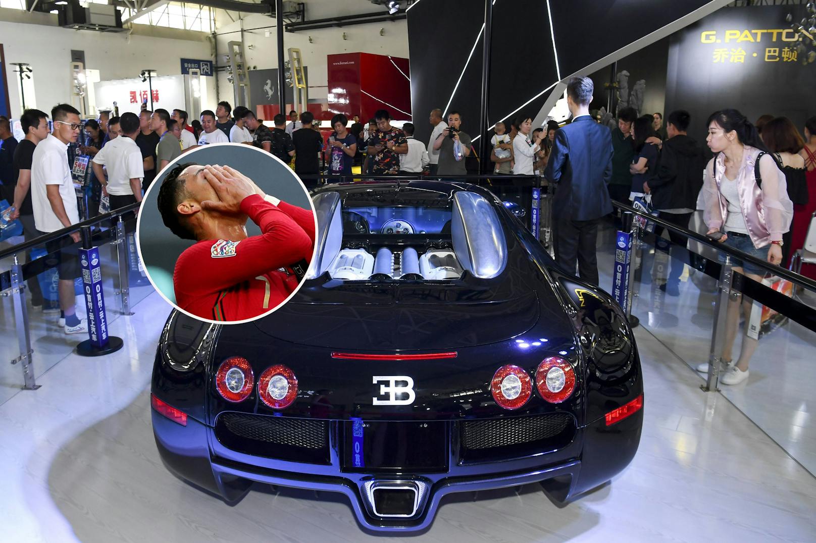 Bugatti von Ronaldo bei Crash auf Mallorca geschrottet