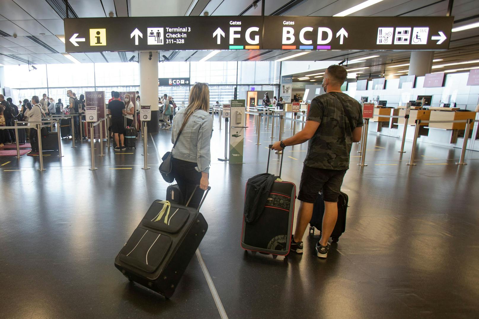 Höheres Passagieraufkommen wurde am Wiener Flughafen im November registriert.