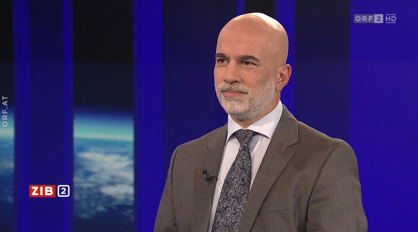 Lungenfacharzt  Arschang Valipour war am Montag in der 