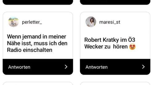 &nbsp;Die Antworten der Fans und Hörer von ö3-Moderator Robert Kratky.