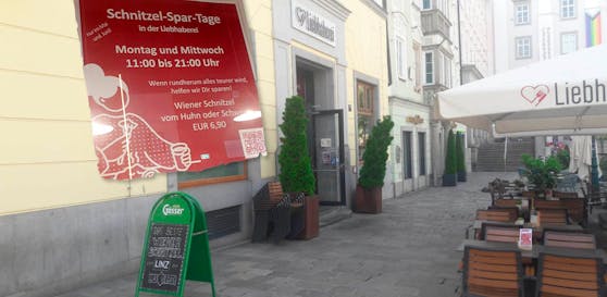 In diesem Linzer Lokal kostet das Schnitzel nur 6,90 Euro.
