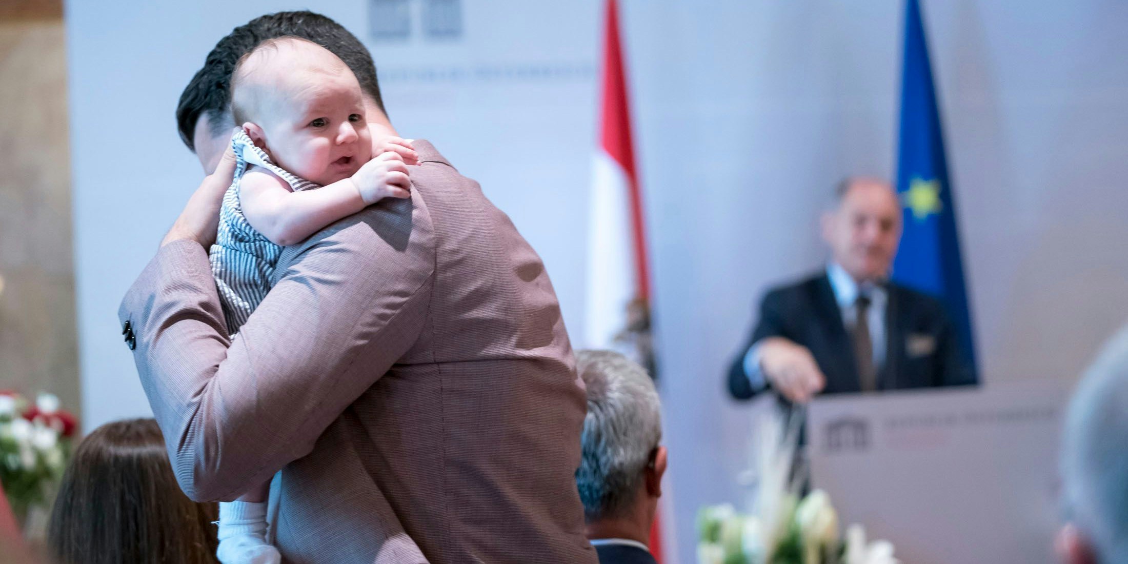 Norbert Hofers Enkelsohn und Schwiegersohn Philipp.&nbsp;