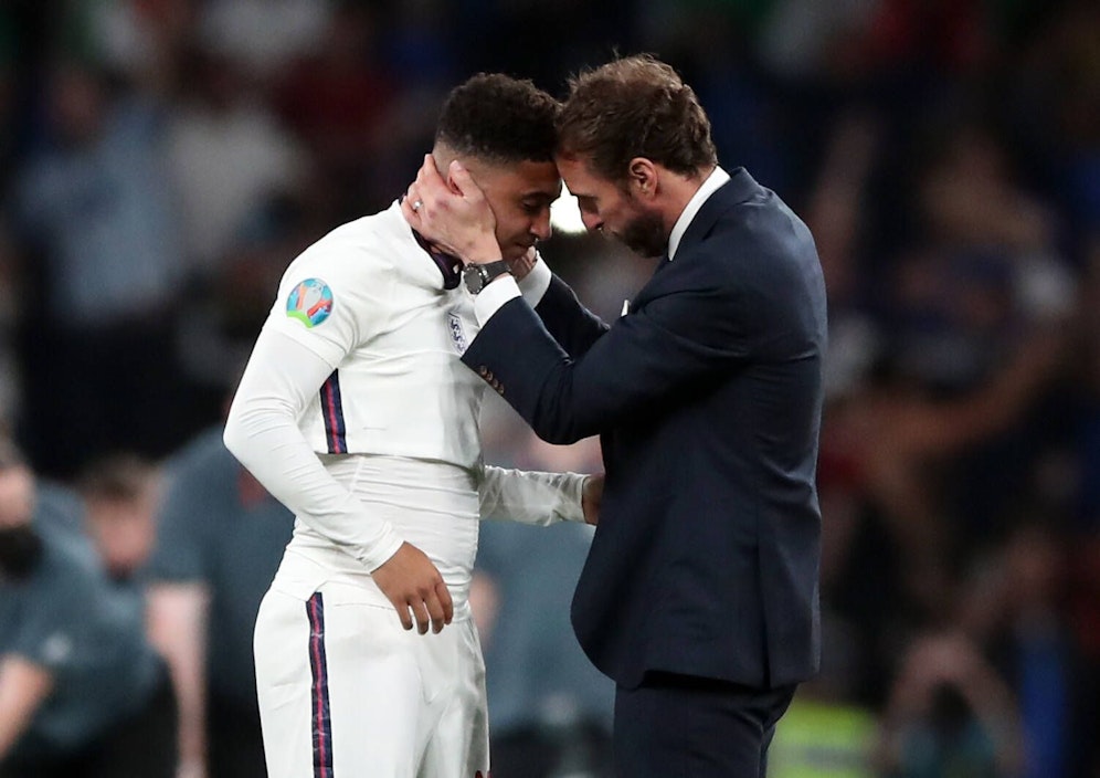 Englands Jadon Sancho wurde nach dem EM-Finale Opfer von Hass im Netz