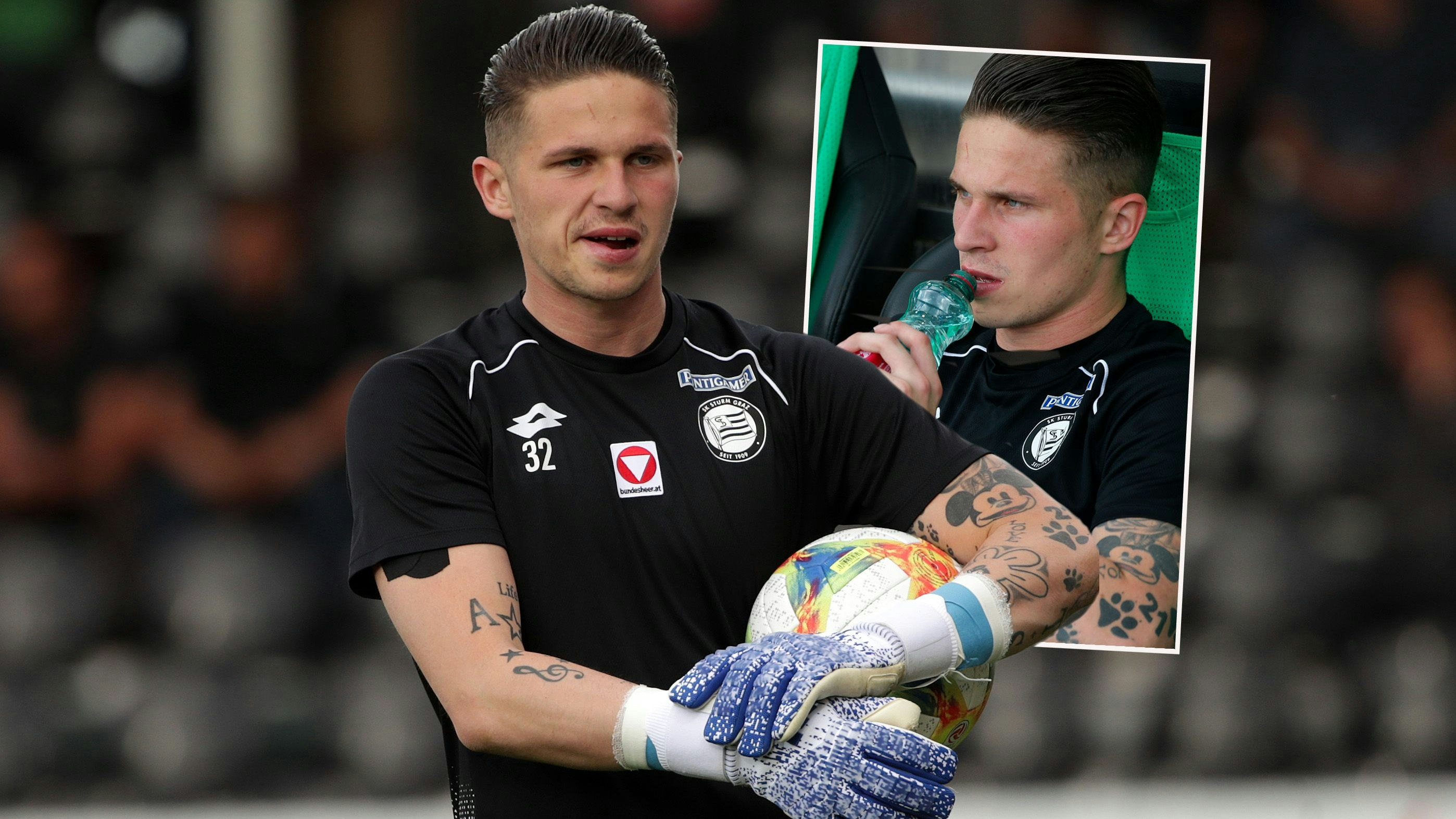 Tobias Schützenauer ist "Zweier-Goalie" aus Leidenschaft.