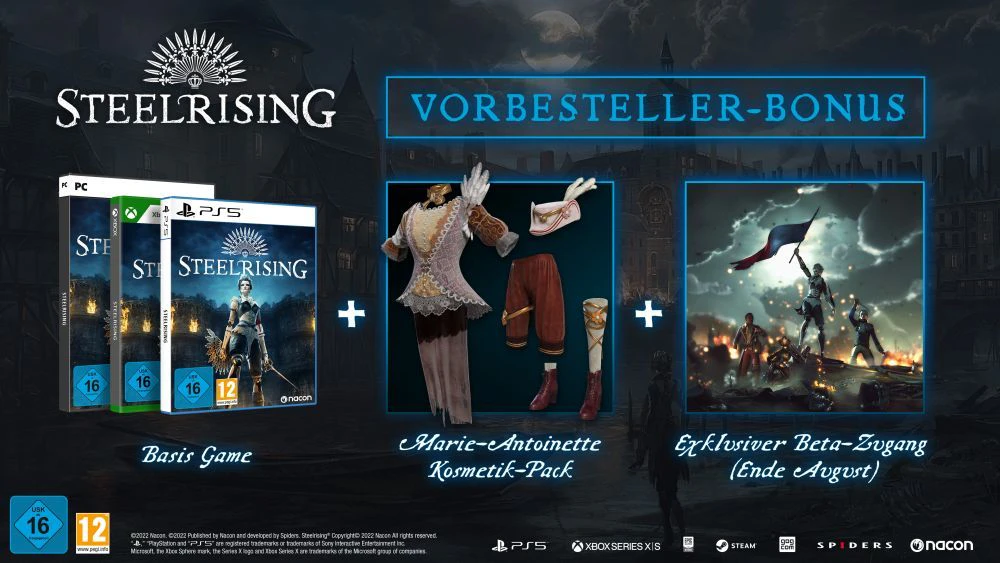 Preorder zu "Steelrising" gestartet.