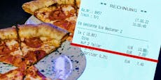 Paar teilt sich Pizza, Lokal will 2 Euro für Extra-Teller