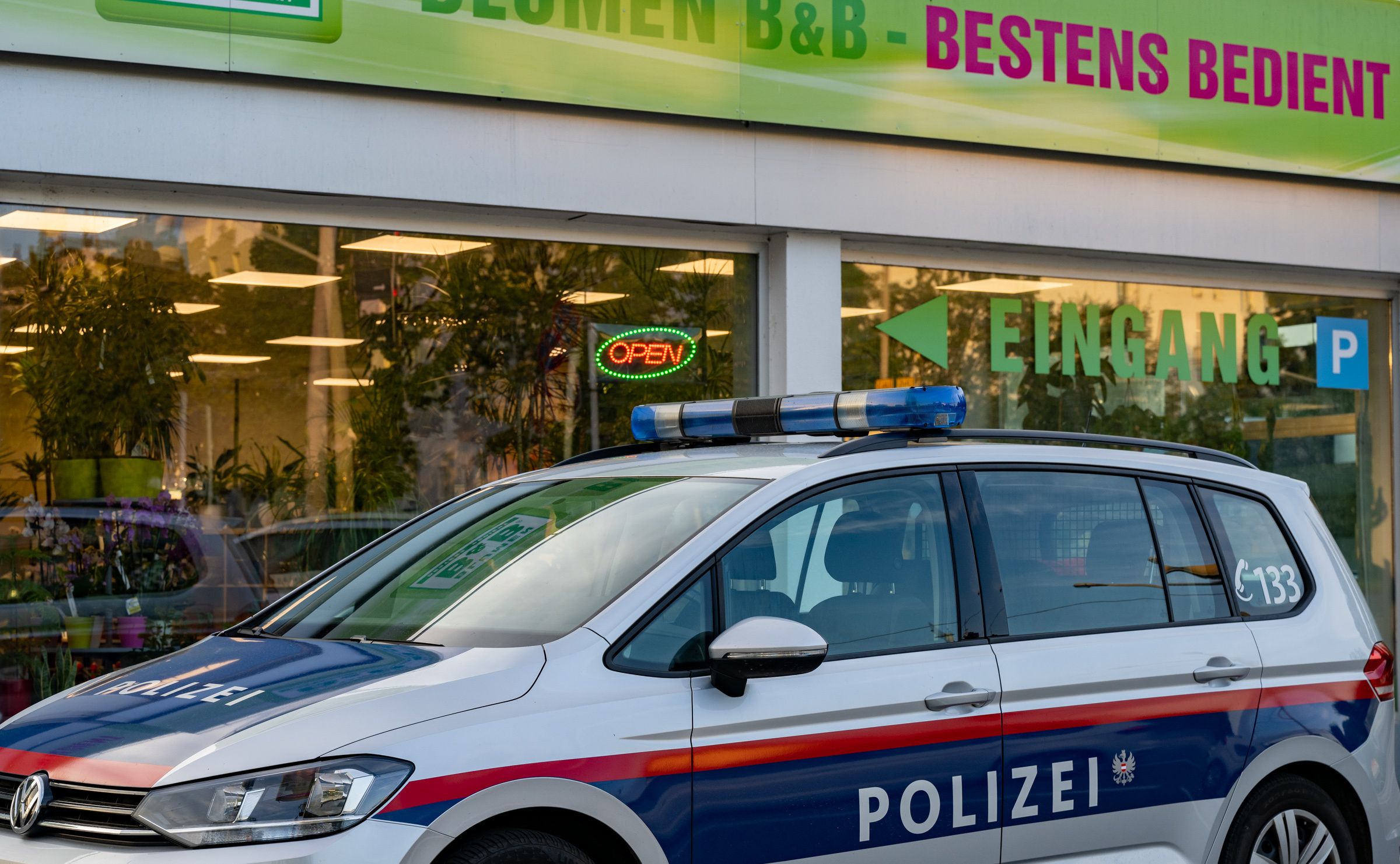 Das Blumengeschäft ist in Linz Ebelsberg.