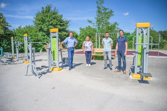 Der Fitness-Park wurde jetzt in St. Pölten-Harland eröffnet.