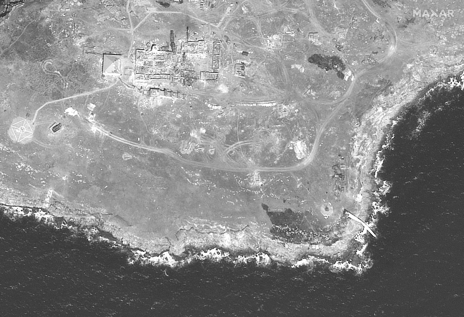 Am 21. Juni sollen ukrainische Artillerie und Drohnen einen Angriff auf die okkupierte Schlangeninsel durchgeführt haben.