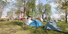 Stadt will Wiener Lobau-Camp vorzeitig räumen lassen