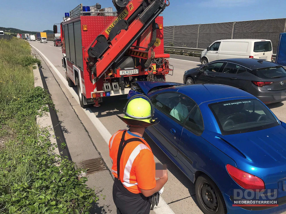 Die A1 Westautobahn Richtung Wien. Symbolbild.