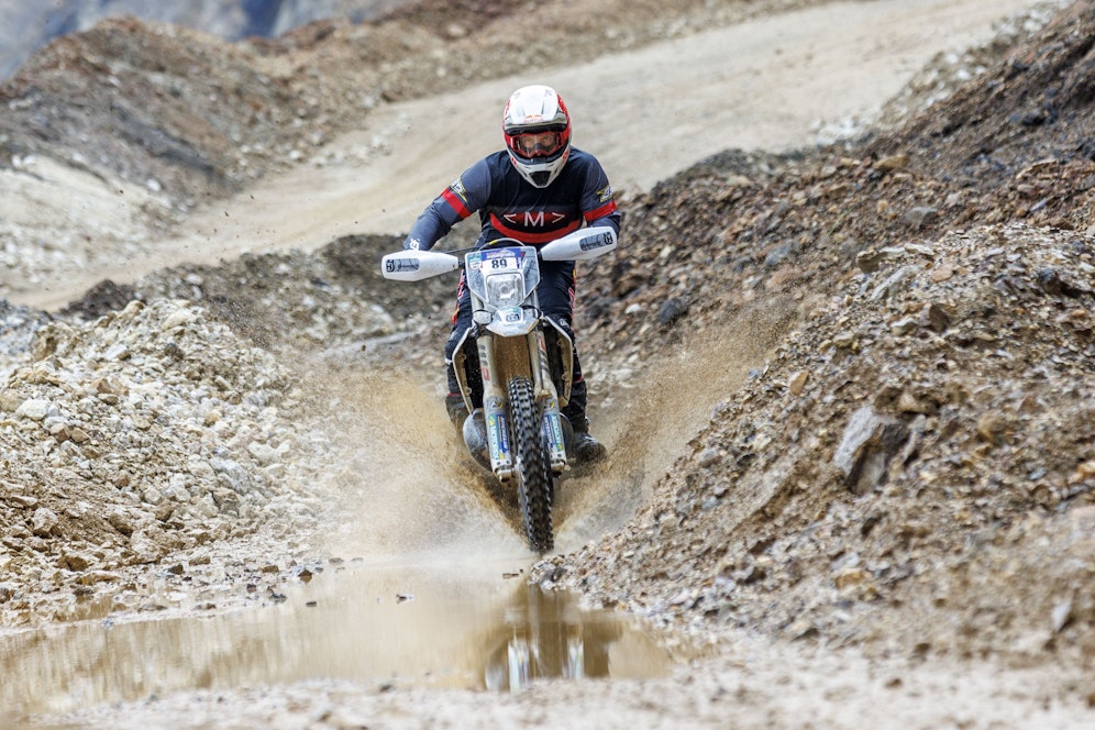 Marcel Hirscher hat sein erstes Erzberg-Rodeo beendet. 