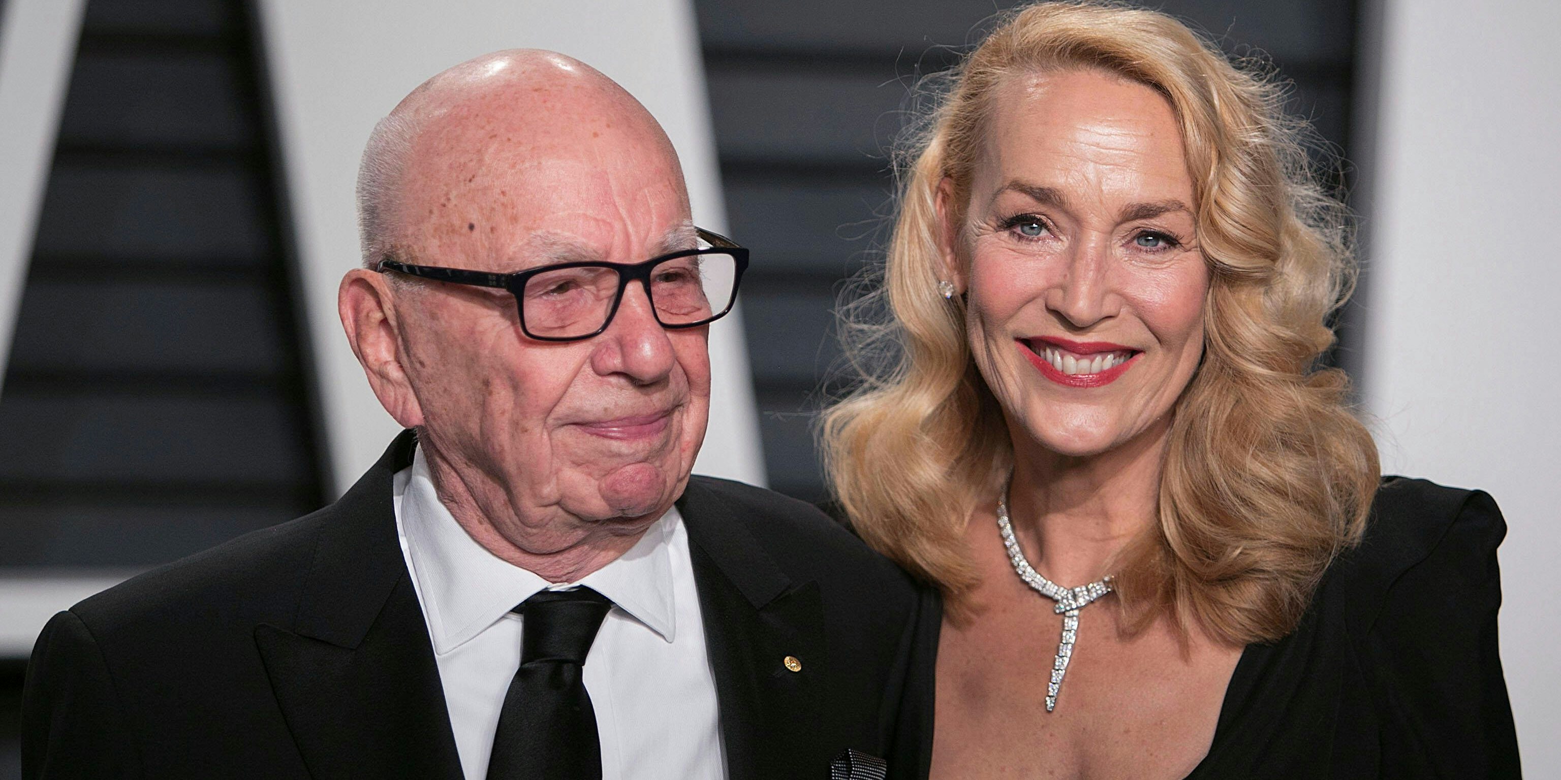 Rupert Murdoch und seine Frau Jerry gehen ab sofort getrennte Wege.