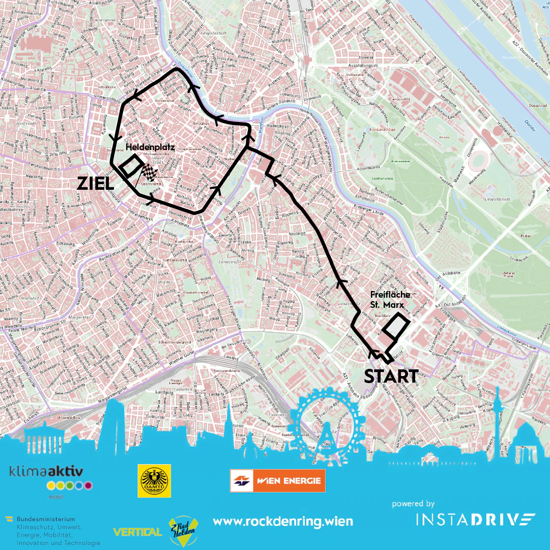 Die geplante Route des Autokonvois.&nbsp;