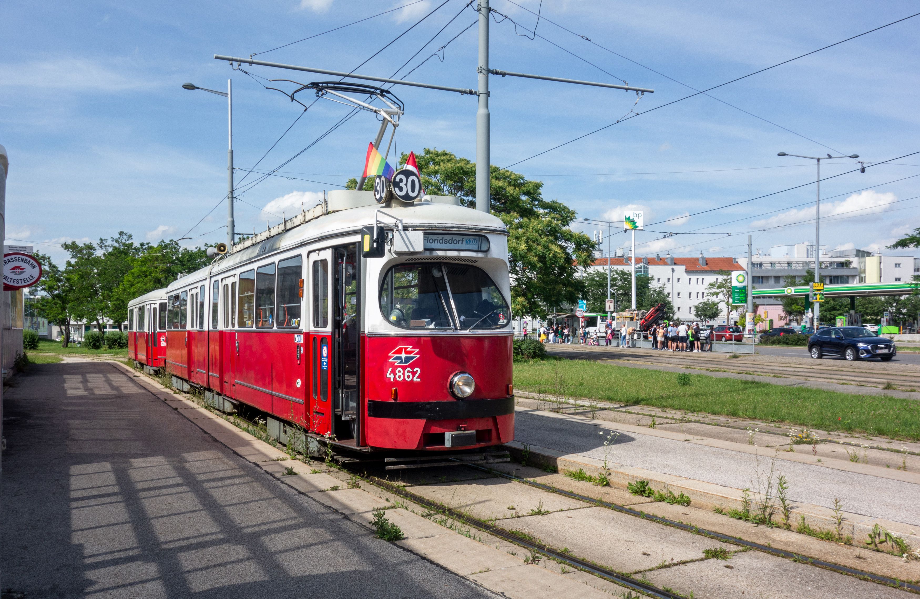 E1-Wagen Straßenbahn Wien