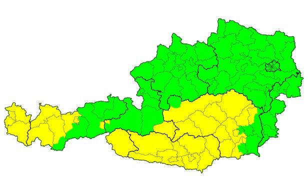 Wetter-Karte am Donnerstag