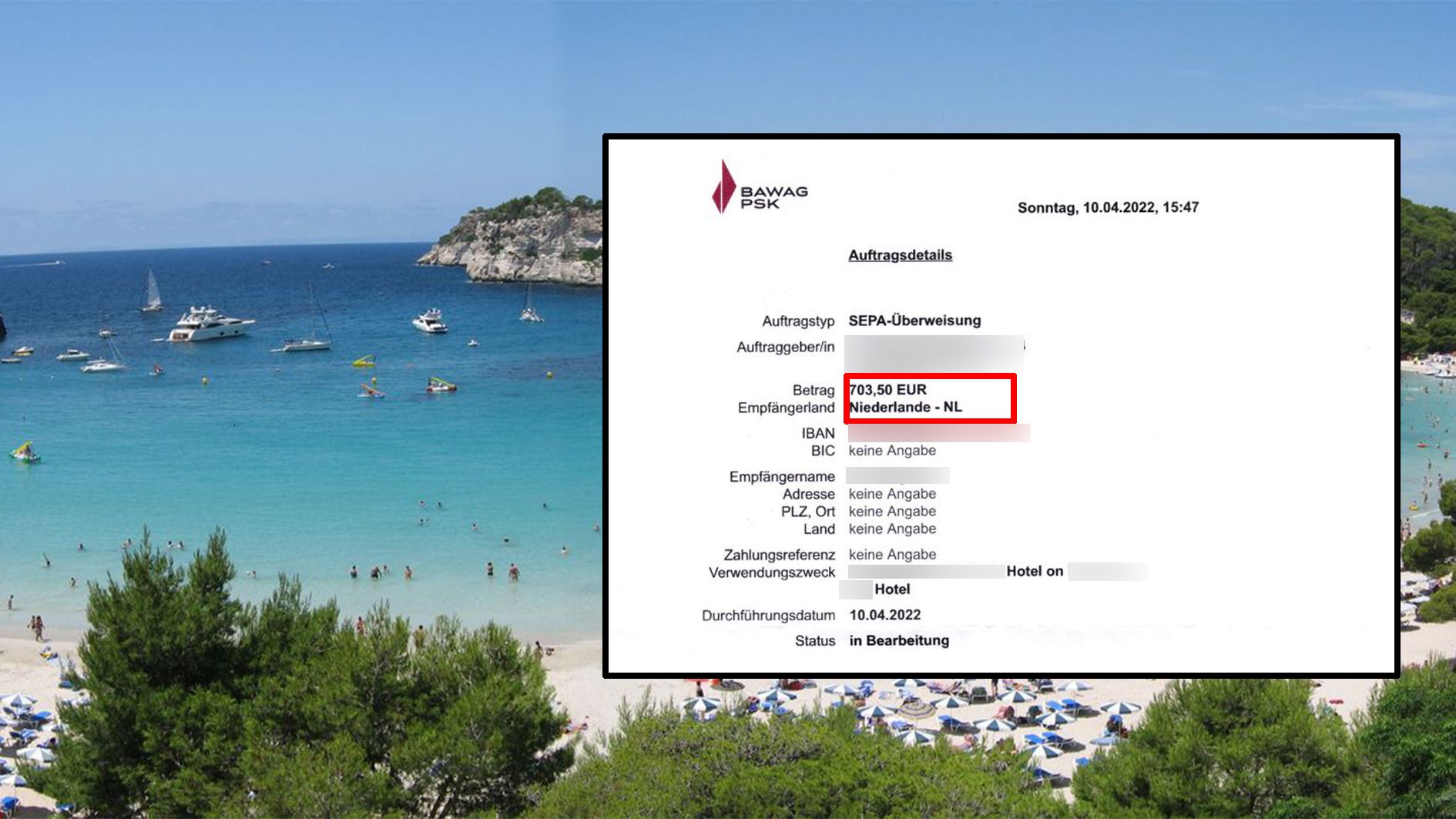 Der Osterurlaub in Slowenien endete für das Ehepaar besonders teuer.