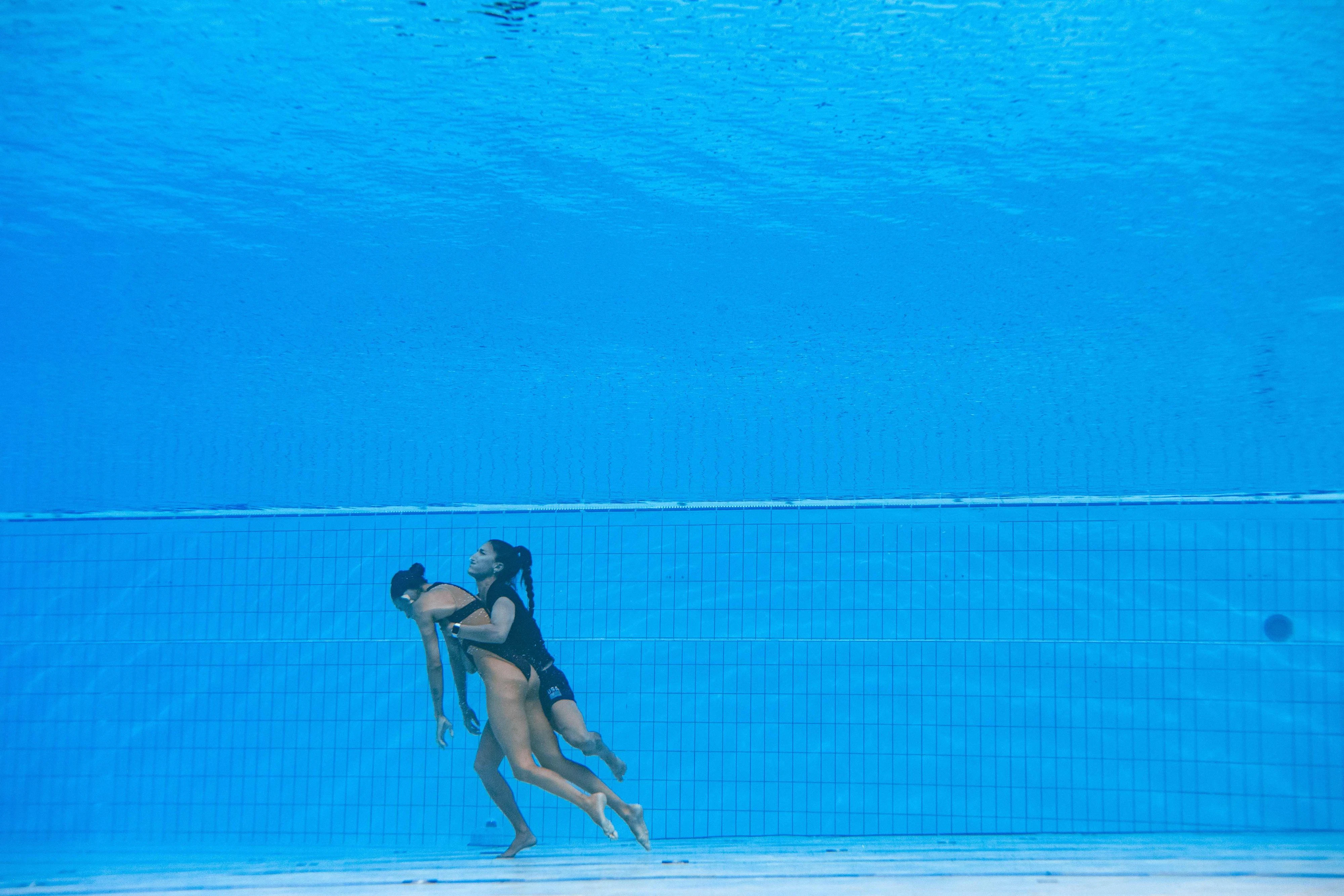 Andrea Fuentes rettete Synchronschwimmerin Anita Alvarez das Leben. 