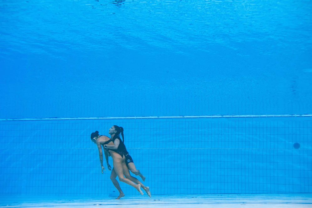 Andrea Fuentes rettete Synchronschwimmerin Anita Alvarez das Leben. 