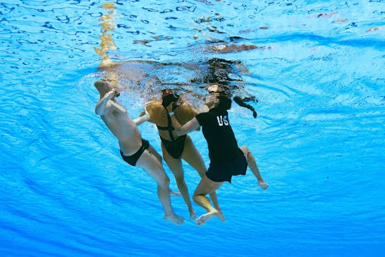Anita Alvarez wurde aus dem Wasser gerettet