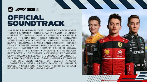 Codemasters und Electronic Arts stellen zum ersten Mal in der Geschichte des Franchise den Soundtrack für "EA Sports F1 22" vor.