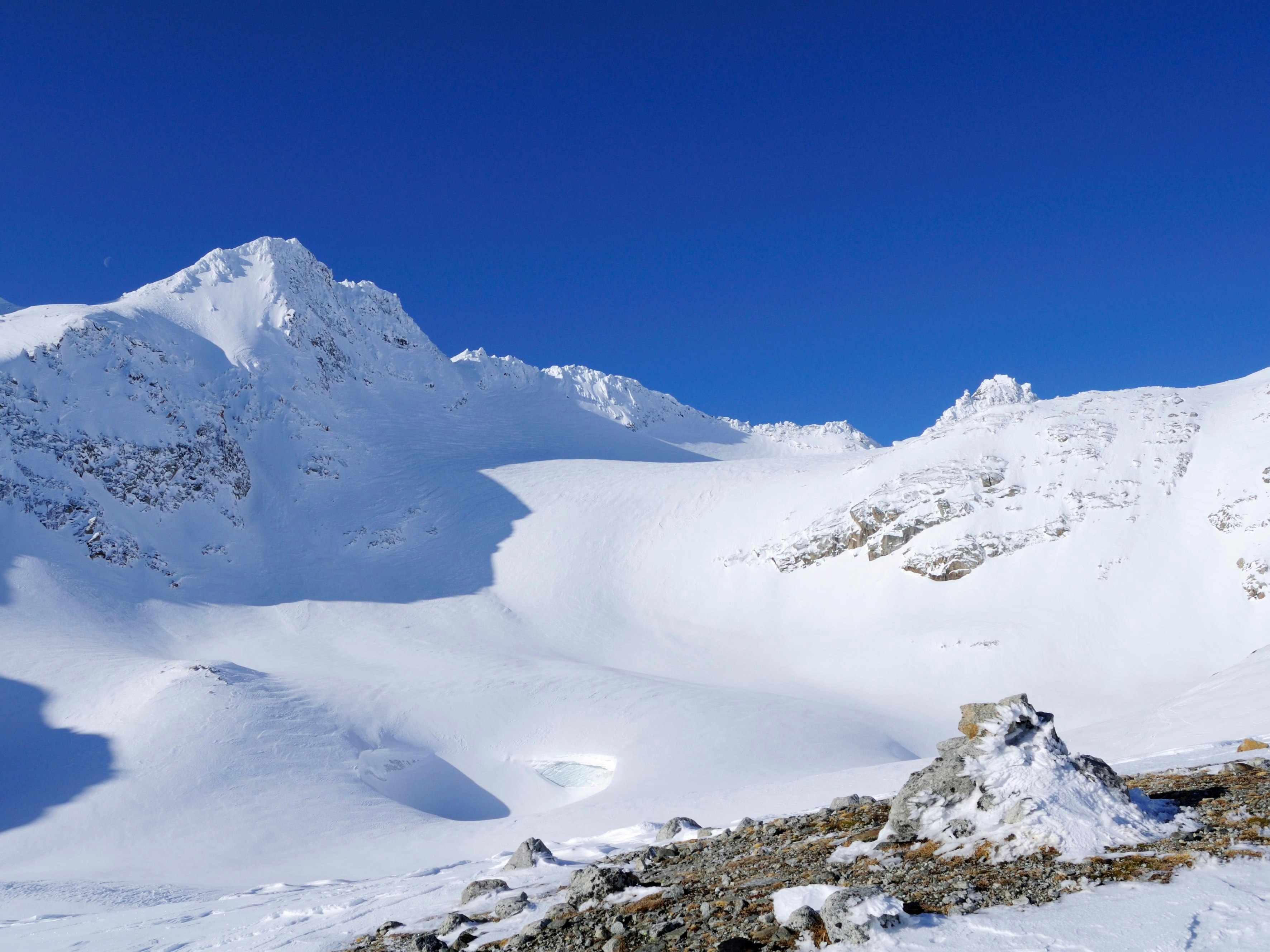 Download von www.picturedesk.com am 23.06.2022 (15:06).  Blick auf Vogelmaier Ochsenkar Kees am Hohen Sonnblick, Hoher Sonnblick, Rauriser Tal, Goldberggruppe, Hohe Tauern, Salzburg, Österreich - 20160701_PD41191 - Rechteinfo: Rights Managed (RM)