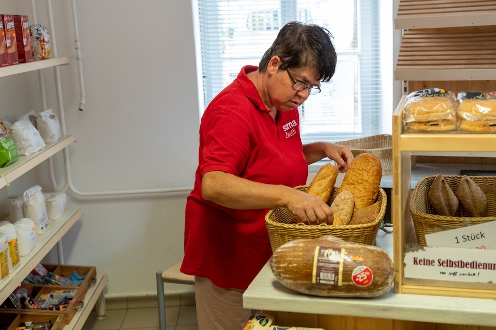 Die Caritas Sozialmärkte brauchen Lebensmittelspenden.