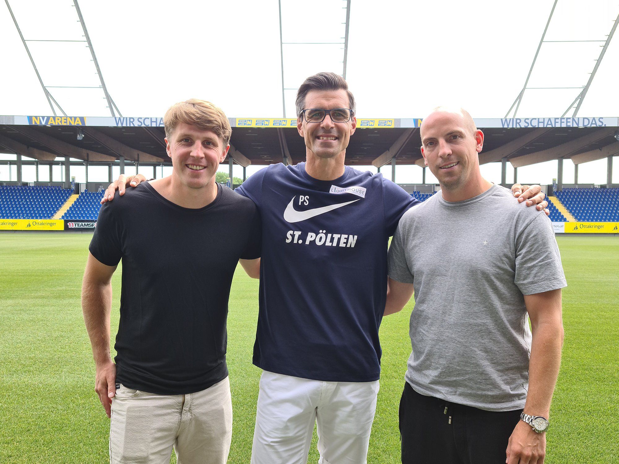 Paul Scharner (Mitte) heuert bei St. Pölten an