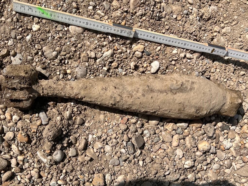 Der&nbsp;Entminungsdienst des Bundesheeres kümmerte sich um die Werfergranate.